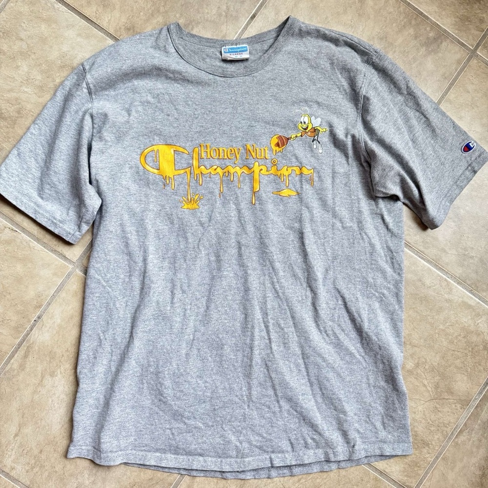 Retro Honey Nut Cheerio X Champion tee